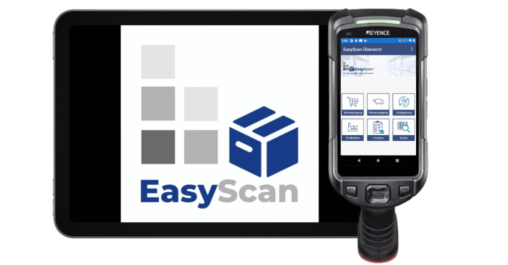 Die Kernfunktionen von EasyScan für mobiles Arbeiten im Lager